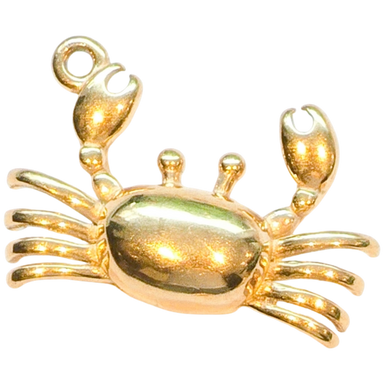 Gold Little Crab Charm
