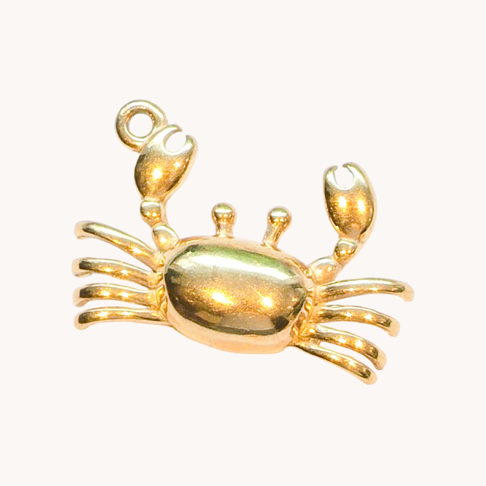 Gold Little Crab Charm