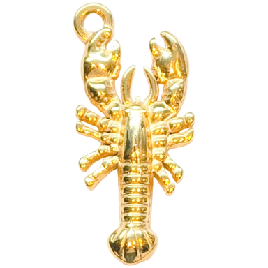 Gold Lobster Charm