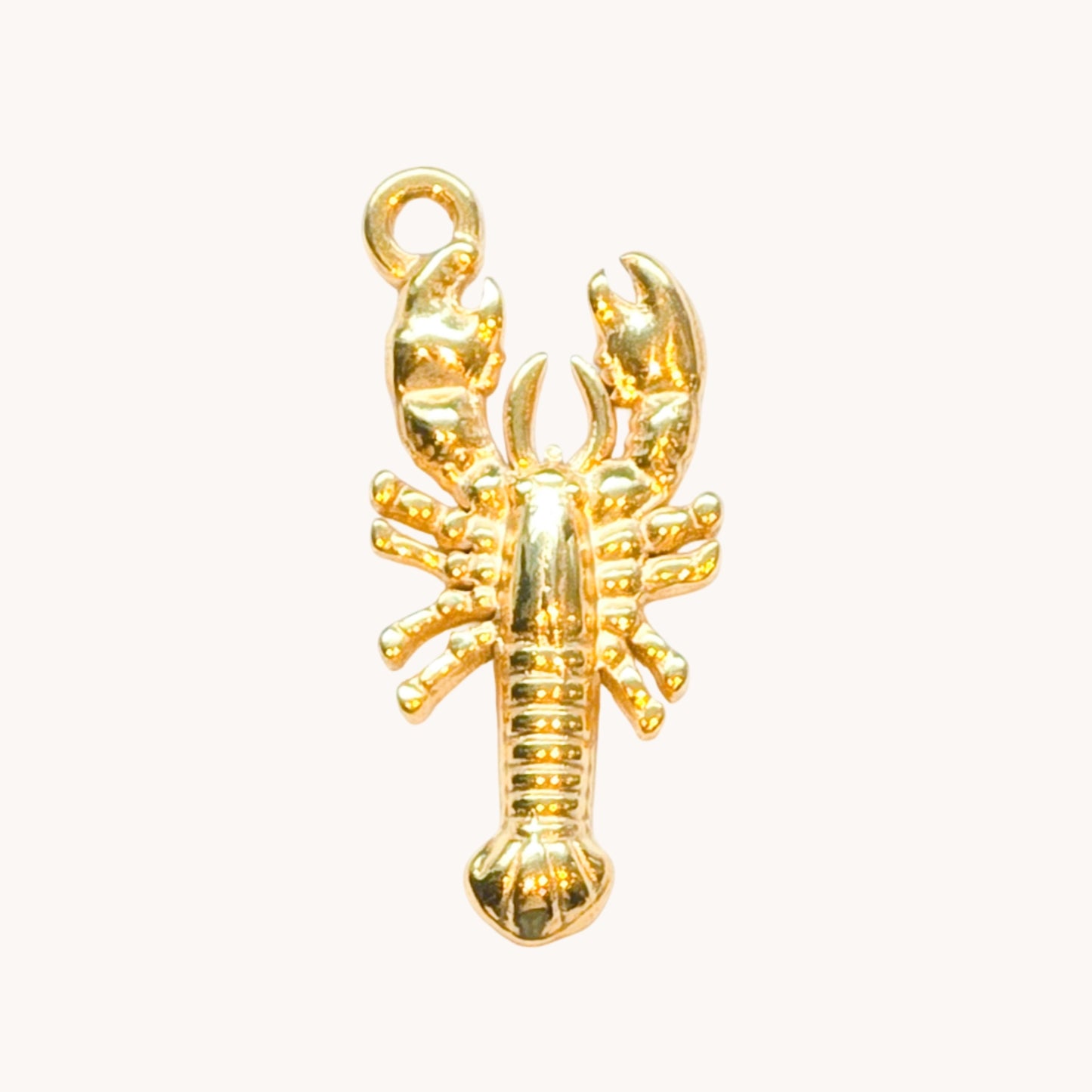 Gold Lobster Charm