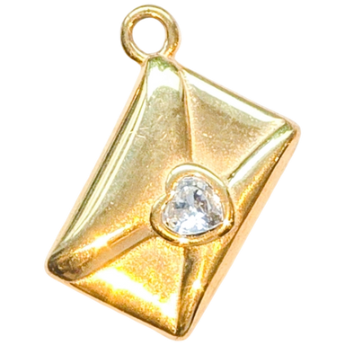 Gold Love Letter Charm