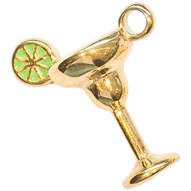 Gold Margarita Charm