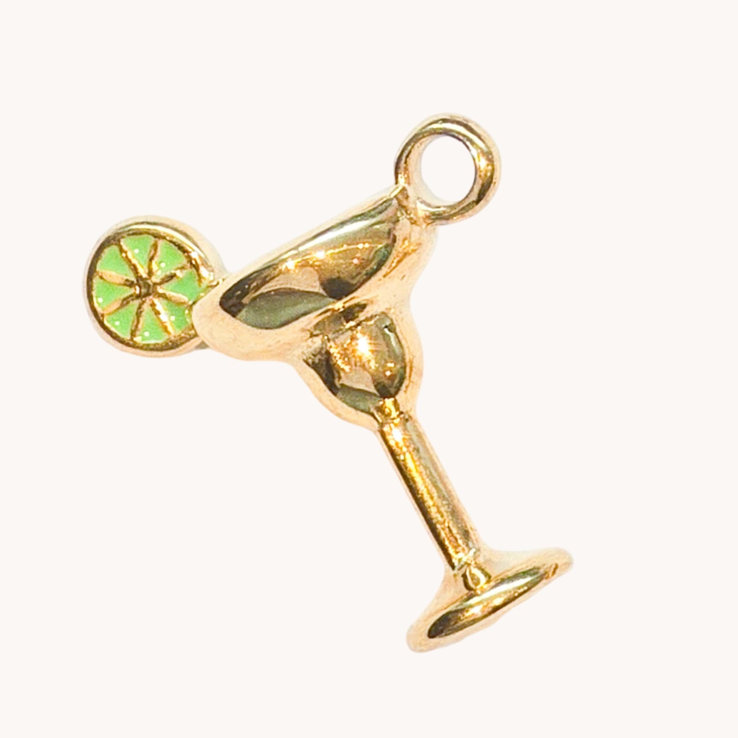 Gold Margarita Charm