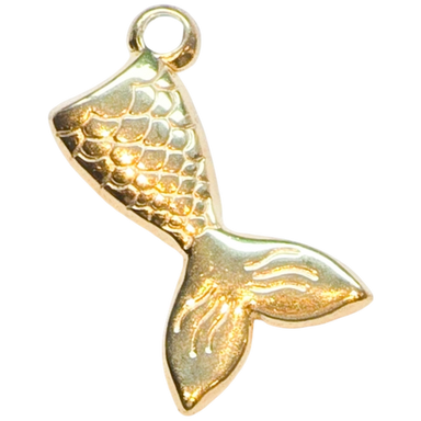 Gold Mermaid Tail Charm