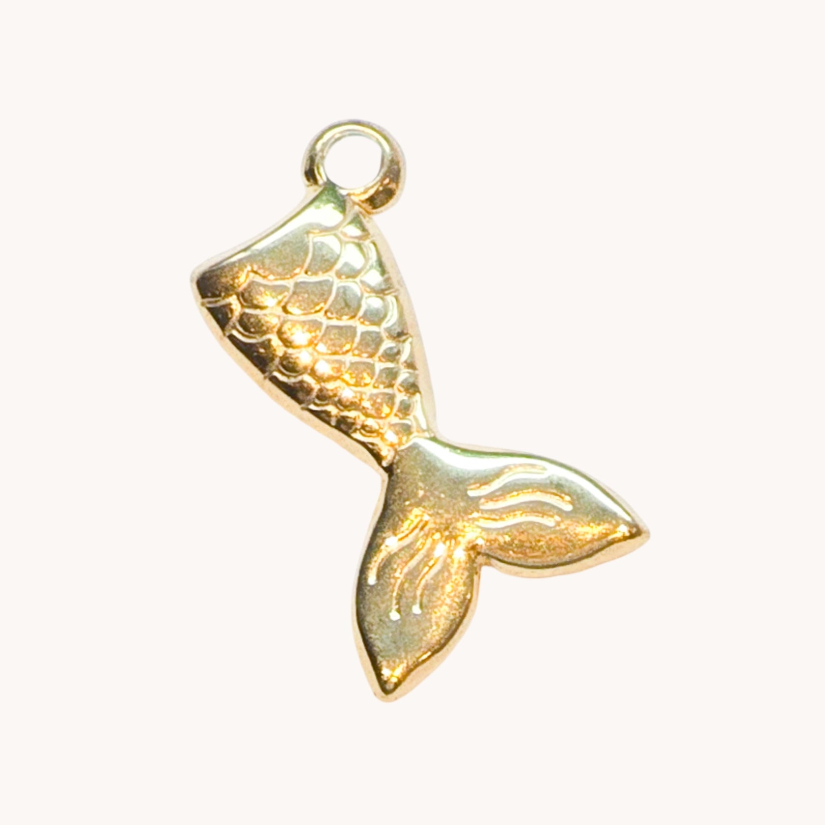 Gold Mermaid Tail Charm