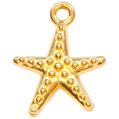 Gold Mini Starfish Charm