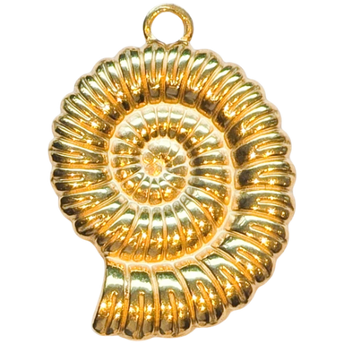 Gold Nautilus Shell Charm