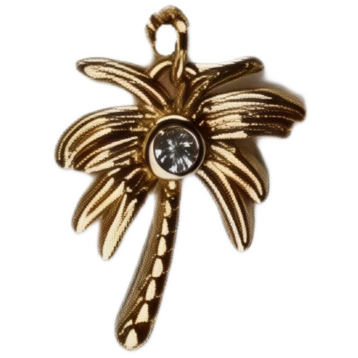 Gold CharmPendant_ 117