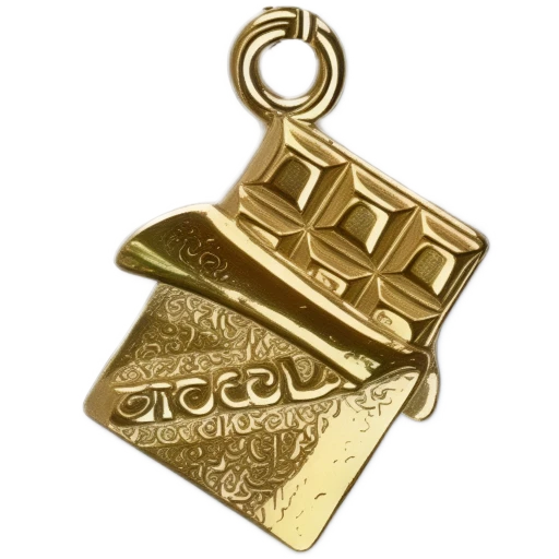 Gold CharmPendant_ 121