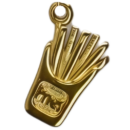 Gold CharmPendant_ 122