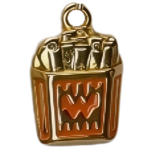 Gold CharmPendant_ 123