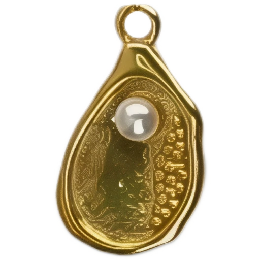 Gold CharmPendant_ 124