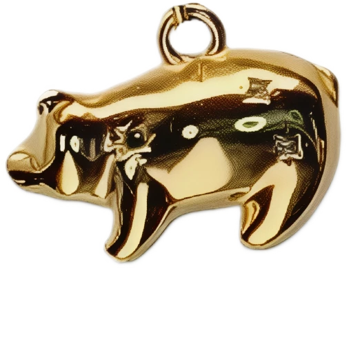 Gold CharmPendant_ 131