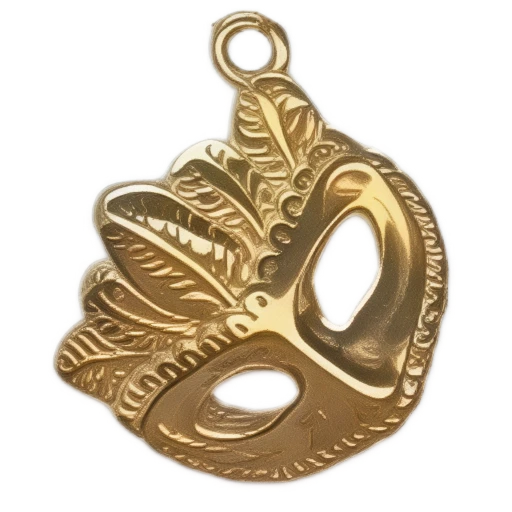 Gold CharmPendant_ 135