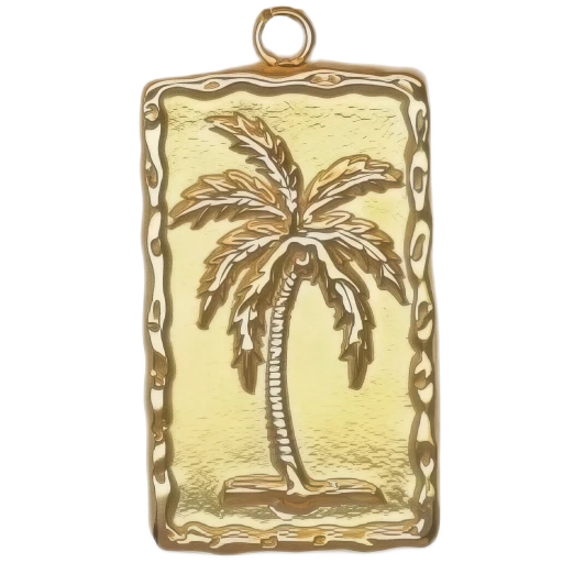 Gold CharmPendant_ 156