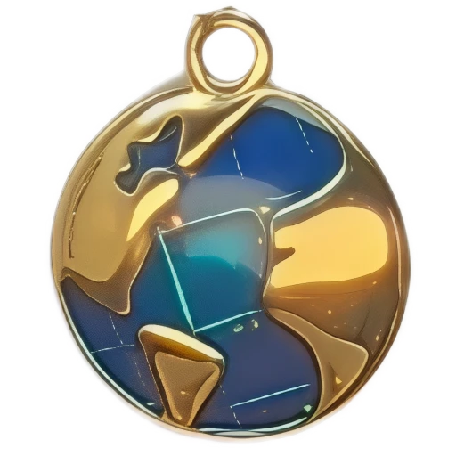 Gold CharmPendant_ 18