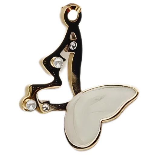 Gold CharmPendant_ 254