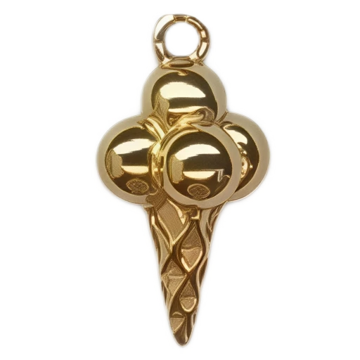 Gold CharmPendant_ 50
