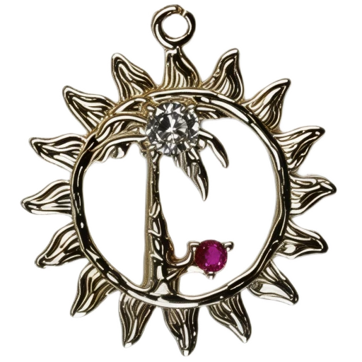 Gold CharmPendant_ 82