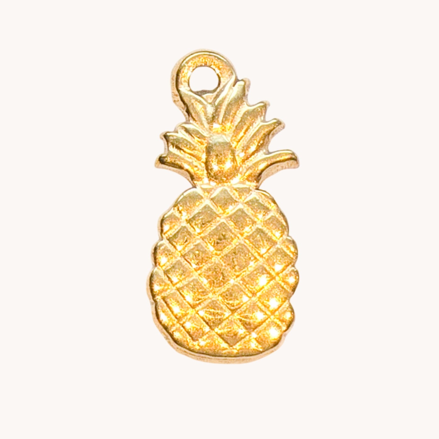 Gold Pineapple Charm
