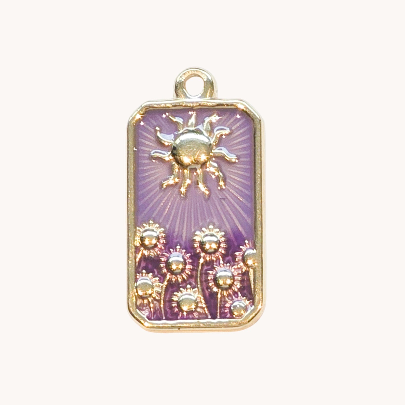 Gold Purple Celestial Charm
