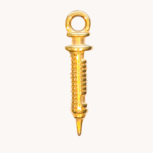 Gold Spike Charm