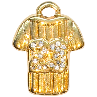 Gold Sports Jersey Charm