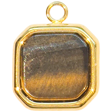 Gold Tiger's Eye Charm