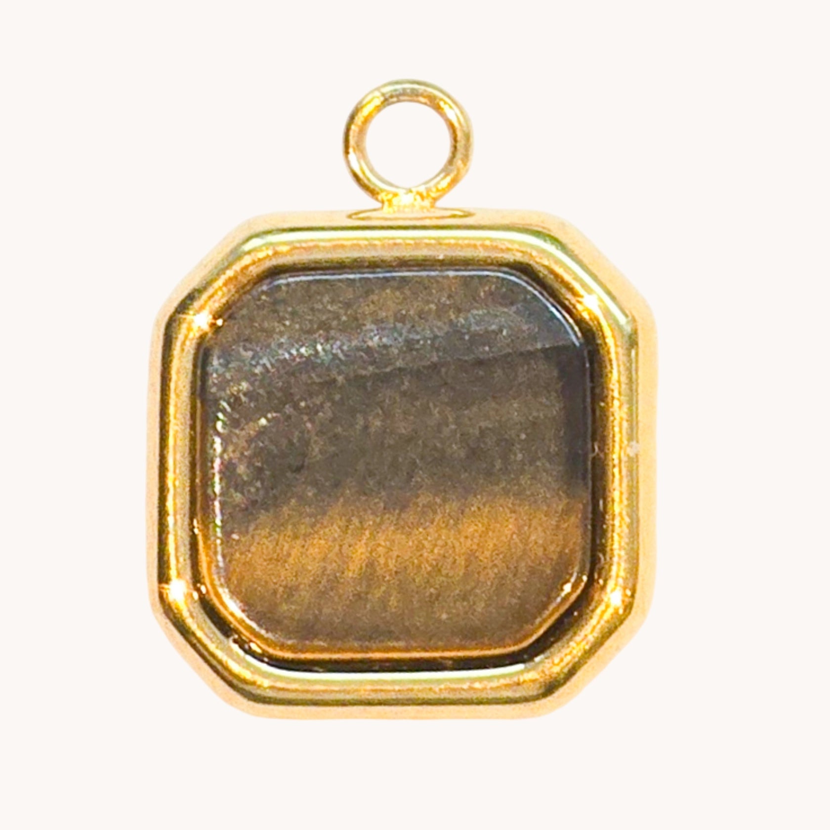 Gold Tiger's Eye Charm