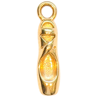 Gold Twisted Ribbon Charm