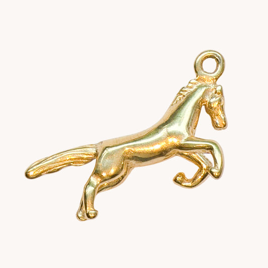 Gold Unicorn Charm
