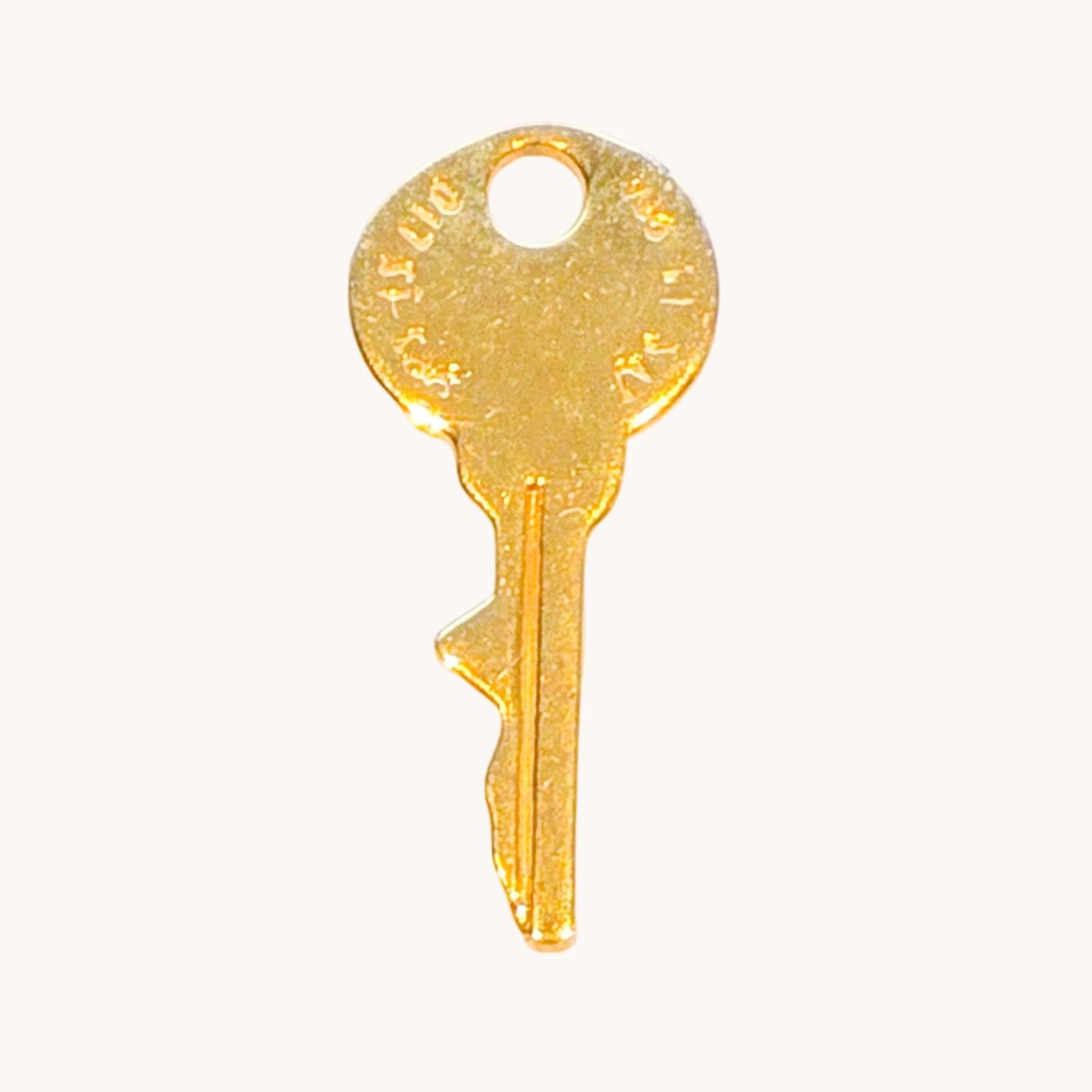 Gold Vintage Key Charm