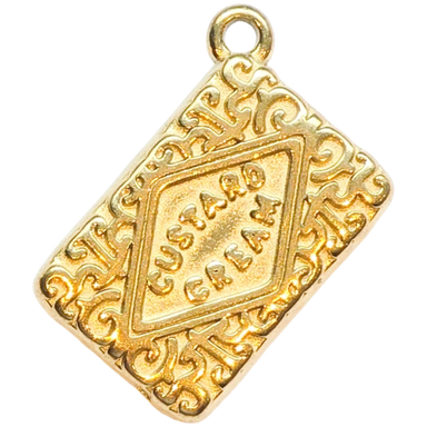 Gold Custard Cream Charm