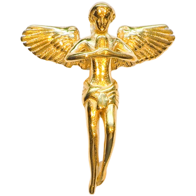 Gold Winged Angel Charm