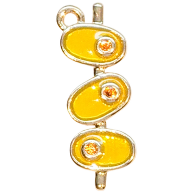 Gold Yellow Cocktail Olives Charm