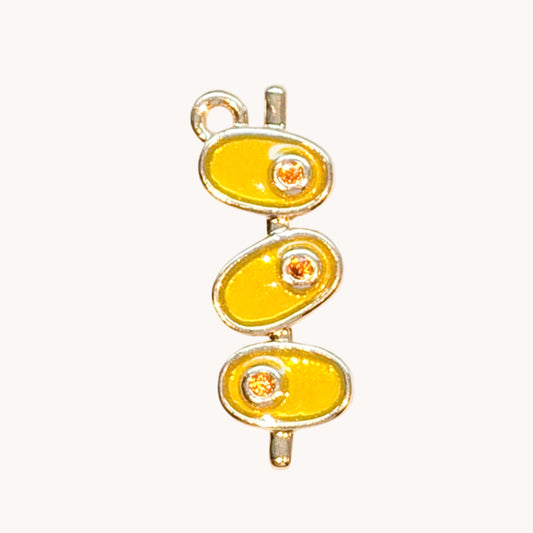 Gold Yellow Bead Charm
