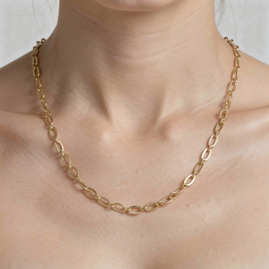 Gold Necklace 13