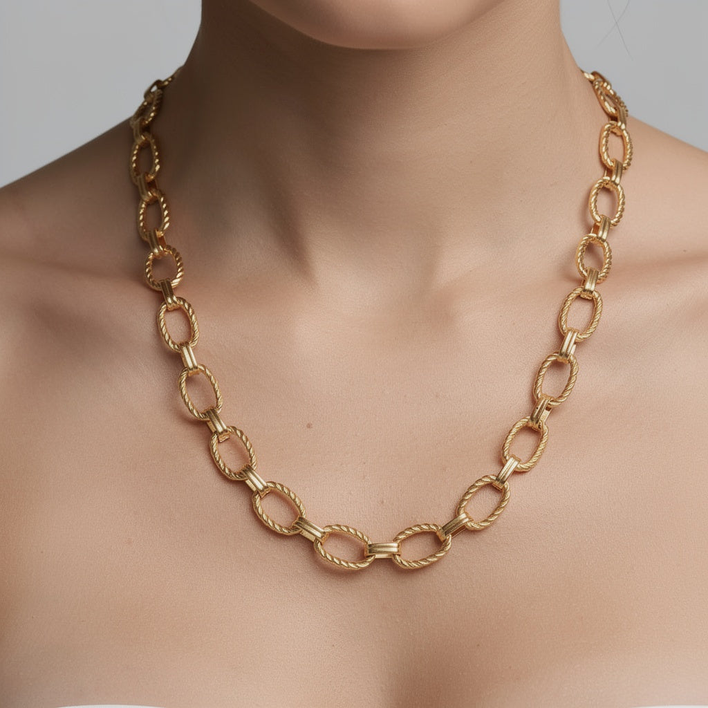 Gold Necklace 16