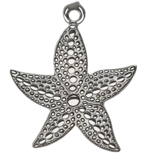 Silver Charm Pendant_ 107