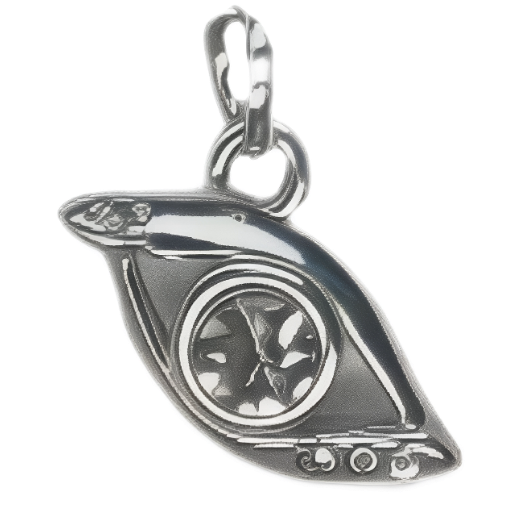 Silver Charm Pendant_ 123