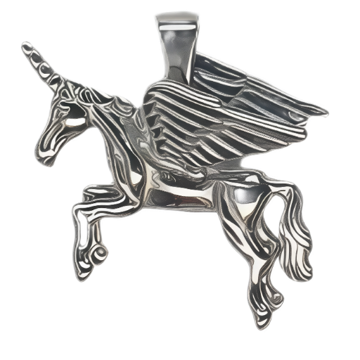 Silver Charm Pendant_ 128