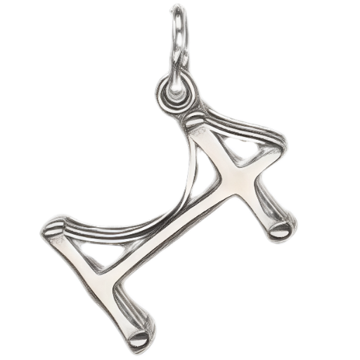 Silver Charm Pendant_ 3
